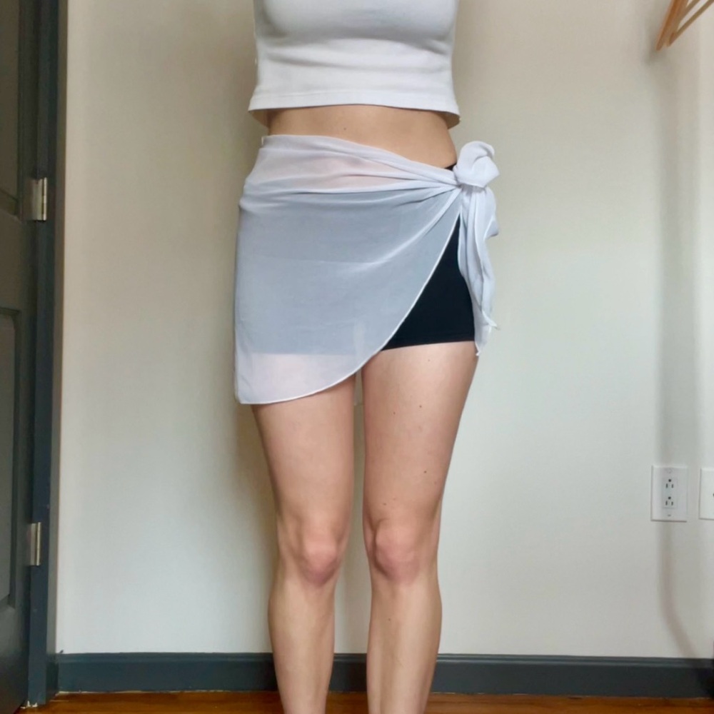 white beach coverup